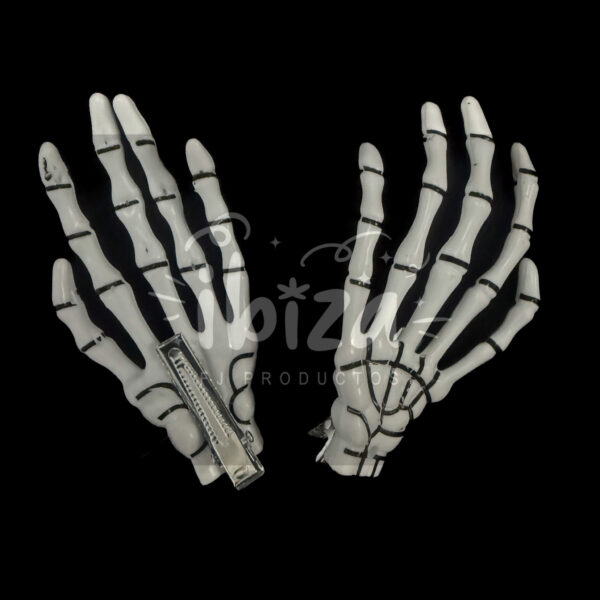 Set x2 Manos Esqueleto Con Aplique - Image 2