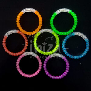 Pulsera Acrilica Luminosa Bolitas