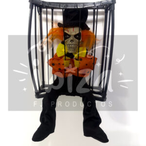 Muñeco Animatronic Enjaulado Con Movimiento, Luz y Sonido