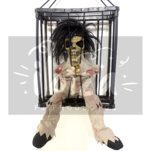 Alternative view of Muñeco Animatronic Enjaulado Con Movimiento, Luz y Sonido