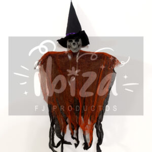 Alternative view of Muñeco Colgante - Bruja Calavera con Pelo