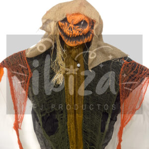 Muñeco Animatronic Calabaza Con Movimiento Luz y Sonido