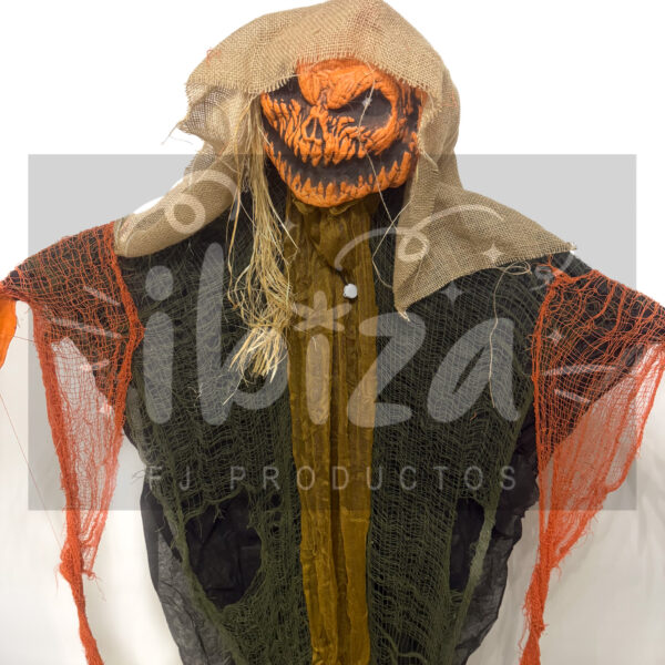 Muñeco Animatronic Calabaza Con Movimiento Luz y Sonido