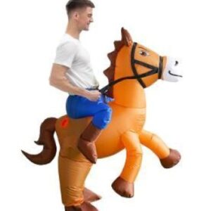 Disfraz Inflable Caballo - Para Adulto