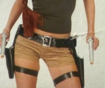 Alternative view of Funda Porta Armas x2 - Lara Croft