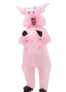 Disfraz Inflable Chanchito - Para Adulto